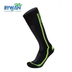 Chaussettes De Ski RYWAN Cortina Noir / Gris / Jaune Unisexe