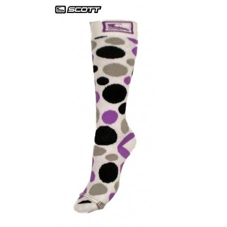 Chaussettes De Ski SCOTT Polka Purple Unisexe