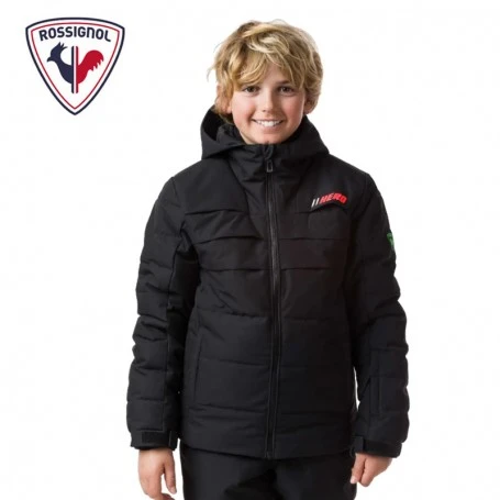 Doudoune De Ski ROSSIGNOL Boy Polydown Hero Noir Garçon