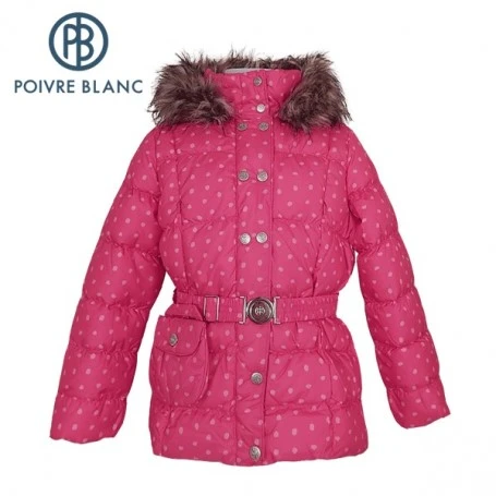 Doudoune POIVRE BLANC W13-1208 BBGL/A Rose BB Fille