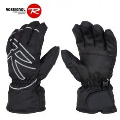 Gants De Ski ROSSIGNOL Rossi Noir Junior
