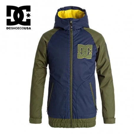 Blouson De Ski DC SHOES Troop Bleu / Vert Junior