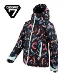 Veste De Ski DEGRE 7 Fynn Noir Fille