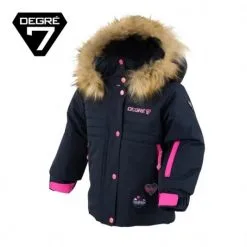 Veste De Ski DEGRE 7 Nest Bleu Marine BB Fille