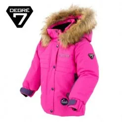 Veste De Ski DEGRE 7 Nest Rose BB Fille
