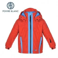 Veste De Ski Enfants Poivre Blanc En Destockage