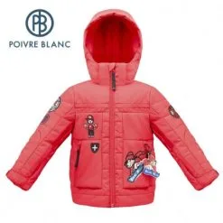 Veste De Ski POIVRE BLANC W17-0903 BBBY Rouge BB Garçon