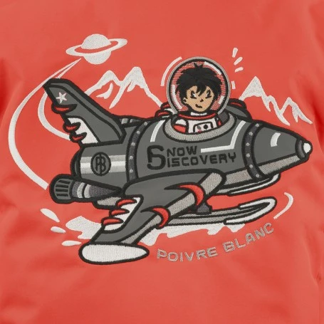 Veste De Ski POIVRE BLANC W18-900 BBBY Orange Garçon – Image 2