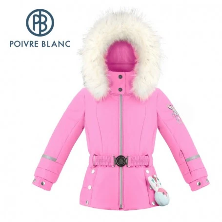 Veste De Ski POIVRE BLANC W19-1008 BBGL/A Rose BB Fille