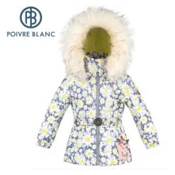 Veste De Ski POIVRE BLANC W20-1003 BBGL/A Fleuri BB Fille