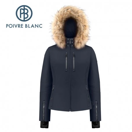 Veste De Ski POIVRE BLANC W21-0800 WO/A Bleu Marine Femme