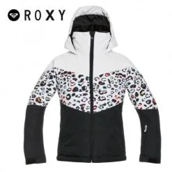 Veste De Snowboard ROXY Whist Blanc Léopard Fille