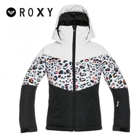 Veste De Snowboard ROXY Whist Blanc Léopard Fille